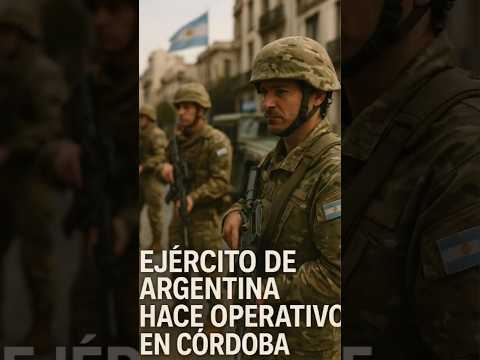 Ejército de Argentina hace operativo en Córdoba #argentina #ejercitoargentino