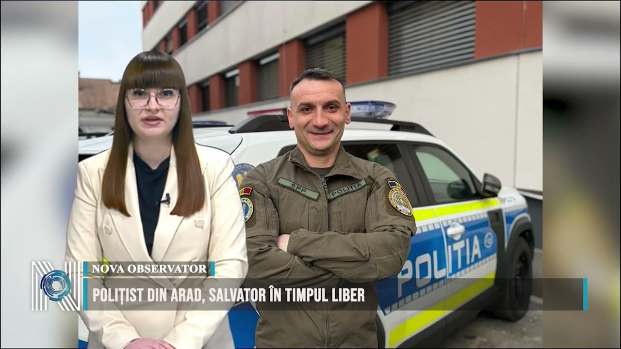 Polițist din Arad, salvator în timpul liber