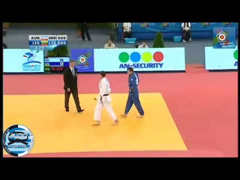 European Judo Championships Budapest 2013 -90kg KUKOLJ Aleksandar (SRB) - LEKAVICIUS (LTU)