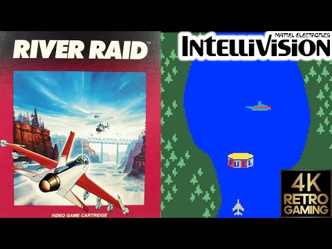 River Raid Intellivision 4k Gameplay