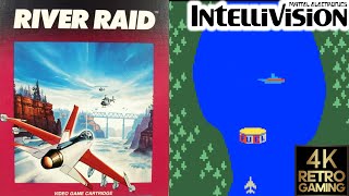 River Raid Intellivision 4k Gameplay