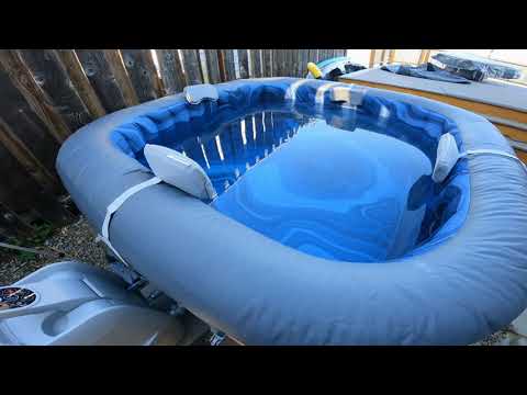 Costco SaluSpa Coronado Hot Tub Setup