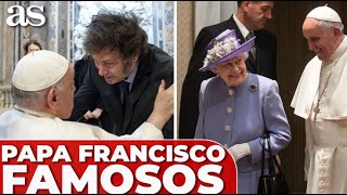 Los FAMOSOS, LÍDERES y CELEBRIDADES que VISITARON al PAPA FRANCISCO: MARADONA, ISABEL II...