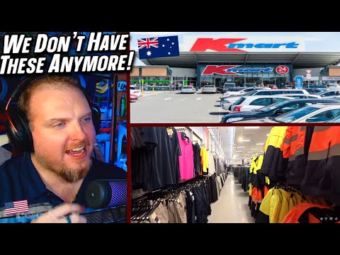 American Reacts to KMART in Australia for the first time!