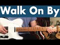 Dionne Warwick Walk On By Guitar Lesson + Tutorial + TABS