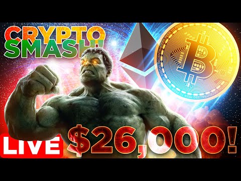 Bitcoin Smashes Past $26,000!! 🚨 Inflation Falls, Crypto Skyrockets!!!🚀🚀
