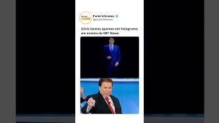 Silvio Santos aparece em holograma em evento do SBT News #silviosantos #tv #sbt