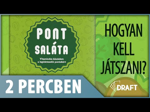 2 Percben // A Pontsaláta Játékszabályainak Alapjai - :: DRAFT :: Társasjáték vlog