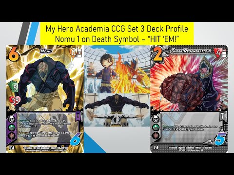 My Hero Academia CCG | NGO DM AA's Nomu 1 (Death Symbol) Deck Profile | Set 3 Format: Heroes Clash