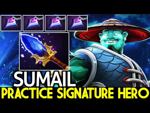 SUMAIL [Storm Spirit] Hard Practice Signature Hero Close game Dota 2