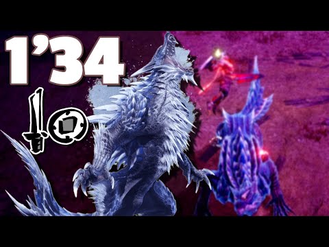 Lunagaron vs. Sword & Shield in 1'34 | 【MH:Rise Sunbreak】