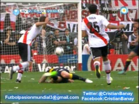 River 2 Boca 2 (Relato Mariano Closs  ) Torneo Inicial 2012 Los goles (28/10/2012)