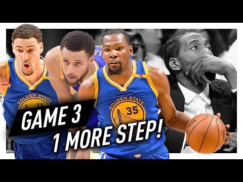 Stephen Curry, Kevin Durant & Klay Thompson WCF Game 3 Highlights vs Spurs 2017 Playoffs - CRAZY!