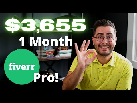 $3,655 Fiverr Earnings - First Month As A Fiverr Pro Seller