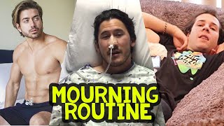 Do nothing untilFeel like a dissapointmentFinally brush my teethElectric toothbrush loud afGet noise complaints from the neighboursGo to bed - YouTubers Morning Routine..