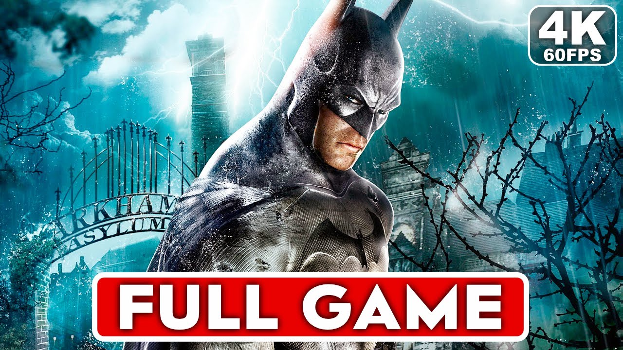 BATMAN ARKHAM ASYLUM Gameplay Walkthrough FULL GAME [4K 60FPS] - No Commentary