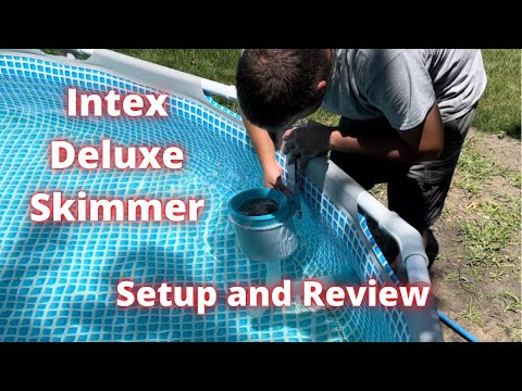Intex Deluxe Wall Mount Surface Skimmer Setup and Review