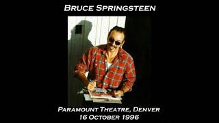 Bruce Springsteen - debut of &quot;Long Time Comin&#39;&quot; Denver, 1996-10-16
