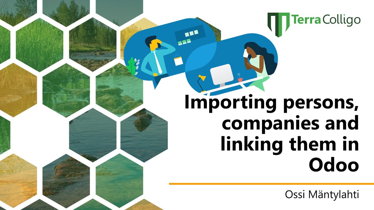 Odoo Importing companies and contacts and matching them