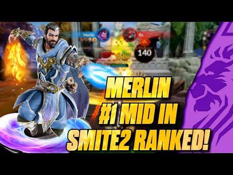 MERLIN IS #1 MID IN SMITE2 RANKED!