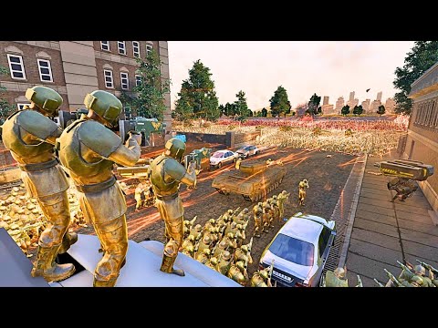 CAN HUMAN ARMY STOP 3,000,000 VIKINGS & ORCS - Ultimate Epic Battle Simulator 2 ​