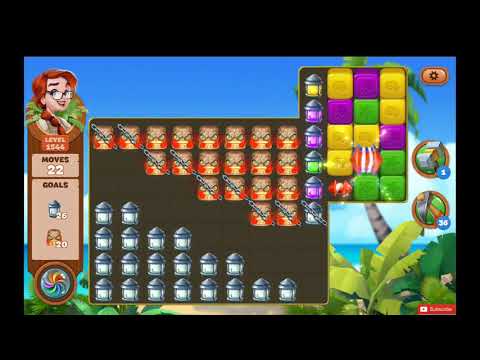 Lost Island Blast Adventure Level 1544 NO BOOSTERS - A S GAMING ✔