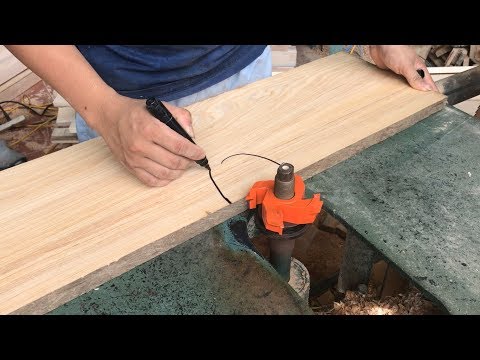 How to pairing two wooden ̣(cách ghép hai tấm gỗ cực chắc )