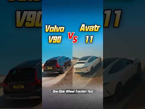 Volvo V90 VS Avatr 11 One-Side Wheel Traction Test #volvo #avatr  #volvov90  #offroad