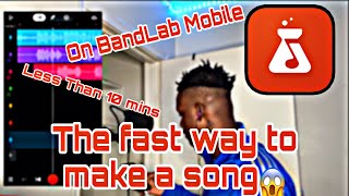 Fastest Way To Make A Song In 10 mins||How To Make Professional Sounding Song On Phone Using Bandlab