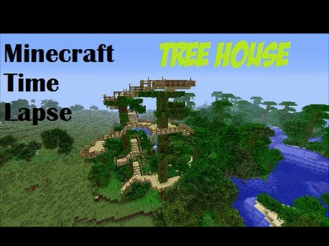 Insane Minecraft Tree House Timelapse!