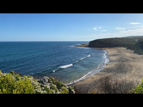 My first travel Vlog in Australia||beach||bells beach||great ocean