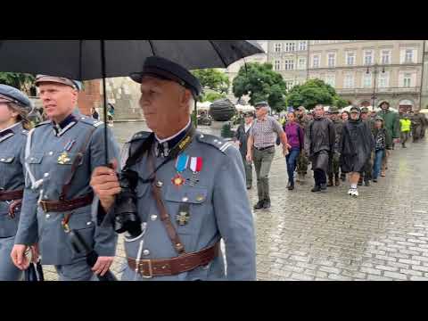 Kraków. 56. Marsz Szlakiem I Kompanii Kadrowej  (05.08.2021)