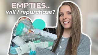 Reviewing products I've used up | hits & misses | BEAUTY EMPTIES 2024