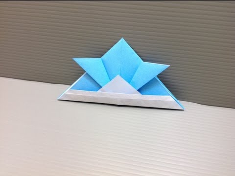 Daily Origami: 002 - Samurai Helmet