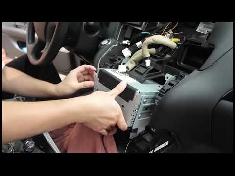 How to install the aftermarket radio upgrade with carplay on Infiniti Q70 2013-2019