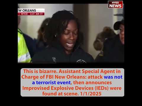 FBI in Charge New Orleans attack: not a terrorist, then announces Improvised Explosive Devices found