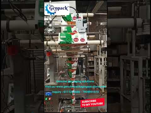 automatic pouch packing machine with batch coding Machine #automaticpackingmachine