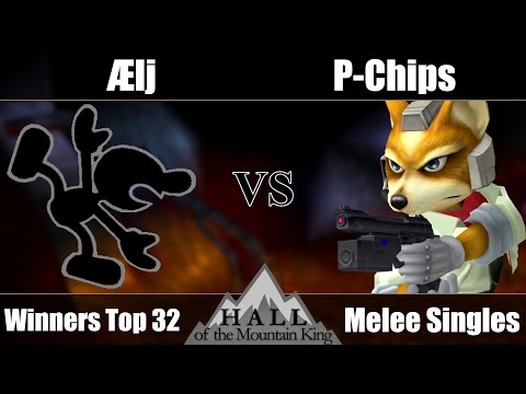 HotMK - Ælj (G&W) Vs. P-Chips (Fox) - Winners Top 32 - Melee Singles