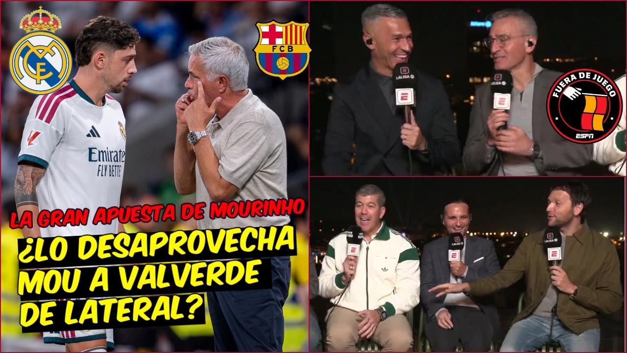 BARCELONA vs REAL MADRID. El puesto de VALVERDE en la cancha NO DEJA DORMIR a Mou | Fuera de Juego