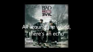 Eminem - Bad Meets Evil - Echo lyrics (Dirty/Explicit)