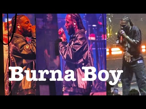 Burna Boy Performs Live in Edmonton 2023