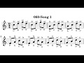 060-Song 1 music sheet