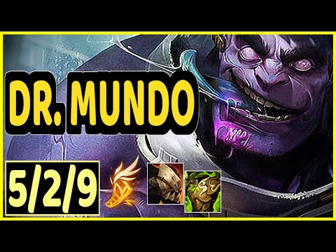 DR. MUNDO VS NOCTURNE - 5/2/9 KDA JUNGLE GAMEPLAY
