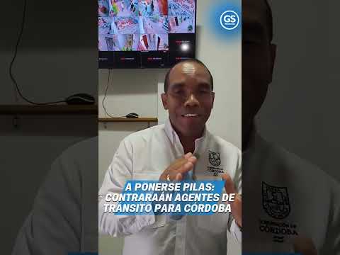 A ponerse pilas: contratarán agentes de tránsito para Córdoba