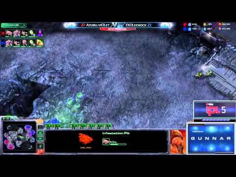 SC2 Leenock vs Violet ZvZ Set 1 Game 3 IPL 5 Grand Finals Starcraft 2 Tournaments