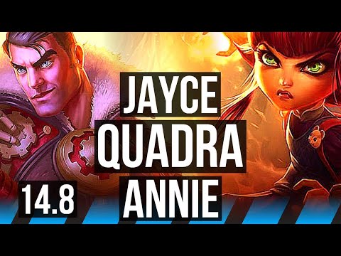 JAYCE vs ANNIE (MID) | Quadra, Legendary | TR Master | 14.8
