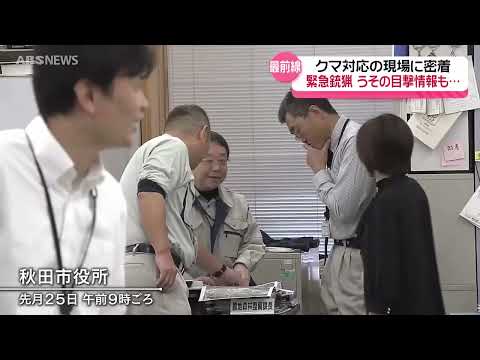 【特集】クマ緊急銃猟に密着 「偽情報にも振り回され…」市職員の憂鬱