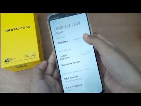 how to change language on poco M3 pro 5g, language setting