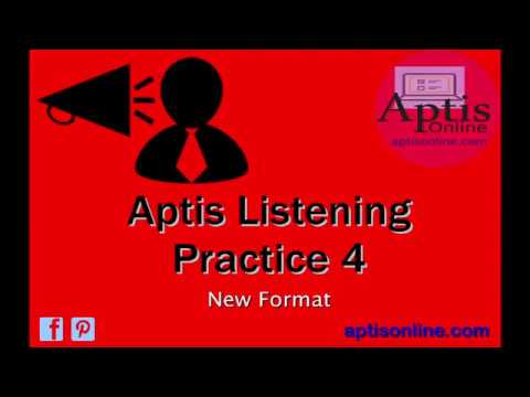 Aptis Listening Practice 4 Video