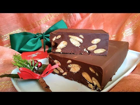 No creerás lo sencillo que es! | Turrón de chocolate con almendras saladas | El Dulce Paladar